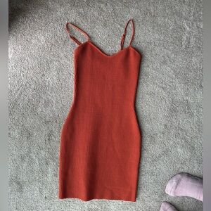 Babaton Sculpt Knit Sweetheart Dress